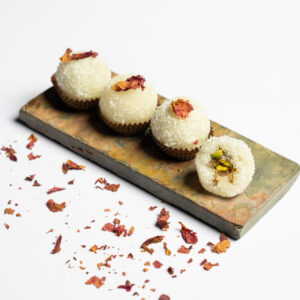 Rose Coconut Laddoo